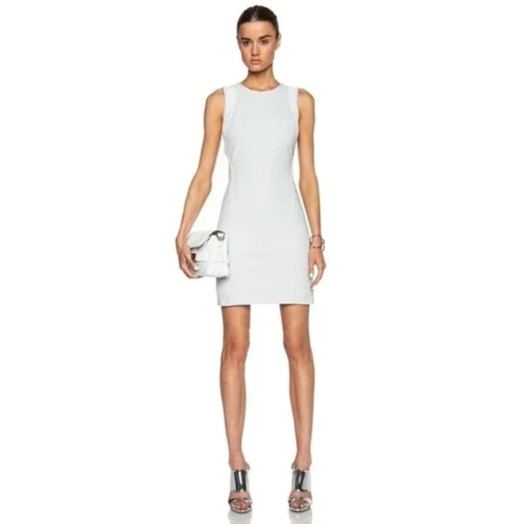 Helmut Lang Prism Compress Twill Sleeveless Dress Size 4 - Picture 4 of 11